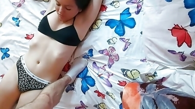 Young couple has intense and intimate morning sex for the camera