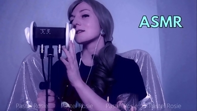SFW ASMR Dark Mode Rainy Day - PASTEL ROSIE Mouth Sounds and Breathing - Tattooed Fansly Amateur