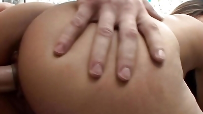 Tattooed slut wants to taste his cock before screwing in the bedroom