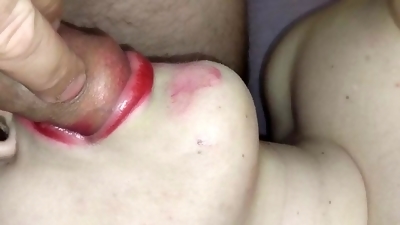 The best close up blowjob with cum in mouth