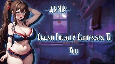 ASMR [EroticRP] Crush Finally Confesses To You [F4A/Binaural]