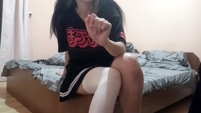 Russian model Evelyn Rose dominates in ASMR foot worship with filthy talk for her horny submissive slut