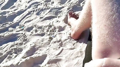 Outdoor sex on a nudist beach in Bahia