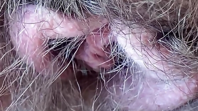 Hairy bush fetish video pov closeup