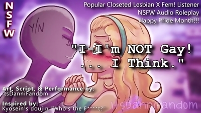 【R18 Pride Month Audio RP】 Closet Lesbian Gets Fucked by the New Girl aka Her Hot Crush~【F4F】