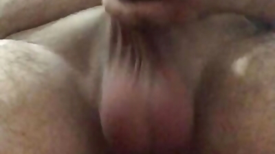 A lonely man masturbating while his wife was sleeping one afternoon
