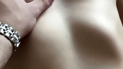 stepsister saw me masturbate and decided to help me
