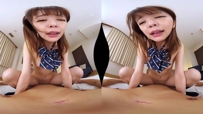 Lustful asian hooker crazy VR clip