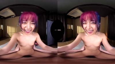 Kinky asian teen VR breathtaking xxx clip