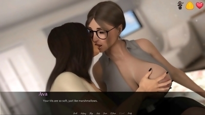 #45 Besties and Lovers at The Office in MissKitty2K's Animated Hentai
