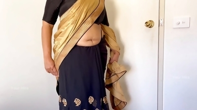 Saree aunty, indian masturbation, fledgling
