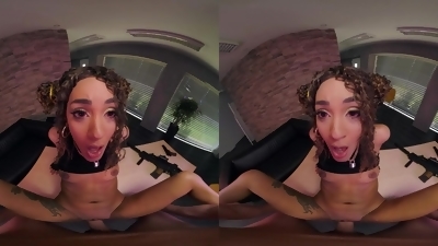 Kinky tart mind-blowing VR sex movie