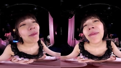 Horny asian harlot heart-stopping VR sex clip