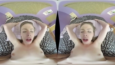 Horny hussy incredible VR clip
