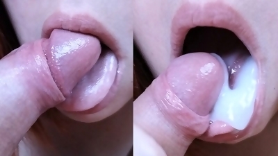 My TONGUE will MAKE you CUM LITERS (Close-Up, Blowjob)