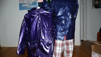 Dec 26 2022 - Unboxing three new raincoats & showing the storm damage our house took