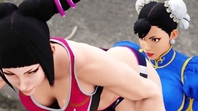 Juri Han hentai compilation featuring perfect 3D animation and sound- 3D porn at its finest!