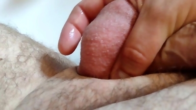 Solo MALE Masturbating in the Shower with Lube and Cumshot