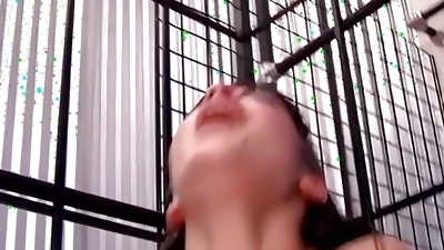 Slurty Shayna Knight's Hardcore Sex in the Cage