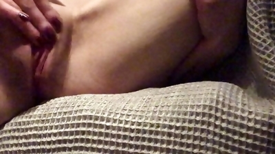 Strangeluv full pussy rub, spreading, and huge orgasm
