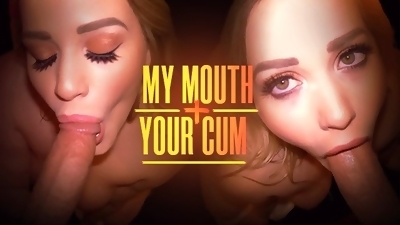 My mouth + Your Cum = (Leave the answer in the comments) l MIA MALKOVA