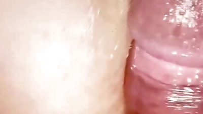 I took a close up of my wife's pussy with my cock inside.
