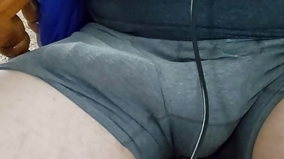 WOW! This Monster Cock Straight Guys Big Cock Can Barely Fit In His Pants Until The End- Family Therapy