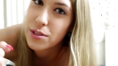 Babe Next Door Kimber Lee Sucks On Your Cock Like A Pro!