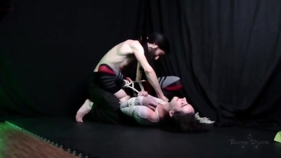 Capture playfight shibari session with a high level tattooed brat part 01