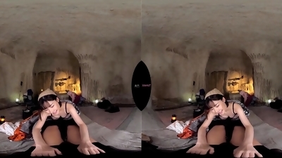 Voluptuous asian hooker breathtaking VR video