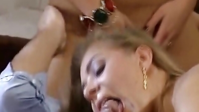 Fabolous German babes making a cock cum unlike ever before