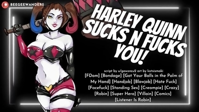 Harley Quinn Captures & Interrogates You With Her Holes!  Erotic ASMR Roleplay for Men