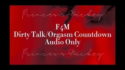 F4M Dirty Talk/Orgasm Countdown (Audio Only)
