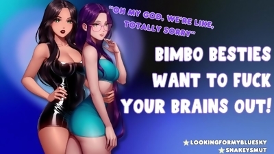 Bimbo Besties Want To Fuck Your Brains Out  feat. LookingForMyBlueSky [Threesome] [Audio Porn]