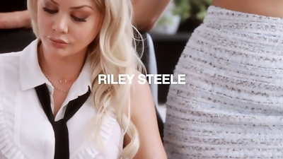 SLAYED Bratty Eliza distracts girlfriend Riley from working