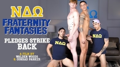 Hot Pledges Trick Sexy Fratboys In to Fucking