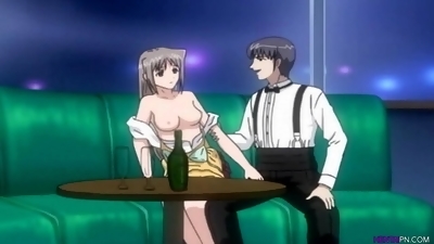 ASSFUCKING with a champagne bottle - Hentai Uncensored