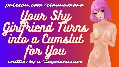 Your Shy Girlfriend Turns Into a Bimbo Cumslut for You  F4M ASMR Erotic Audio Roleplay  Deepthroat