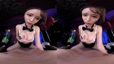 Perverted Japanese minx incredible VR scene