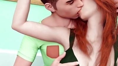 Redhead college teen loves sex, cum in mouth and  threesome with blonde bi friend (Being a DIK - Sage - Complete movie)