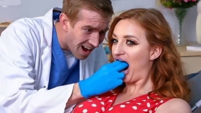 Zara DuRose enjoys sucking and riding doctor's cock