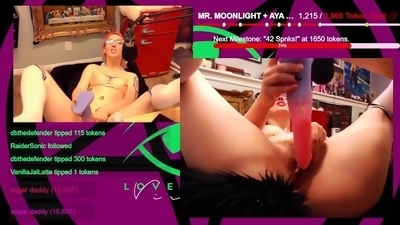 Hot Kitsune Slut Fucks Themselves on Cam