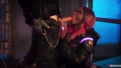Cock-loving ebony Kiki Minaj gets what she wanted