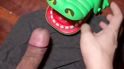 This toy bite my cock.