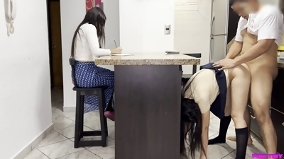 Brazilian woman gets pounded by her uncle who happens to be her lecturer, while her helpless mom watches