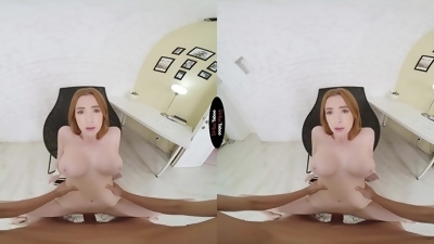 Enjoyable redhead mom VR impassioned sex movie