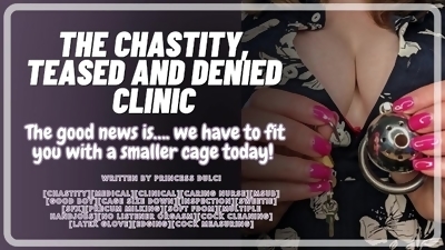 The Chastity, Teased and Denied Clinic [Roleplay][Fantasy][Nurse][Penis Inspection][Chastity Cage]