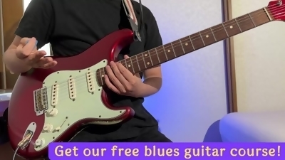 Easy 12-Bar Blues Rhythm Guitar with ONE Finger! Beginner Guitar Lesson