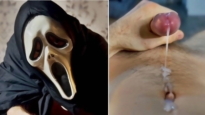 The villain from the horror movie "SCREAM" is back to fuck all the gay guys!