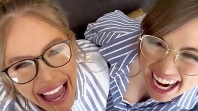 Riley Reid and her bestie POV porn video
